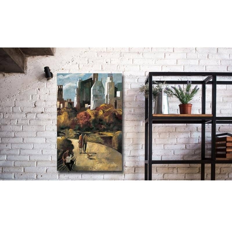 Central Park by Didier Lourenco Gallery Wrapped Canvas Giclee Art