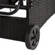 Kinbor Outdoor Wicker Chaise Lounge Chair All-weather PE Rattan Adjustable Chaise Lounge Recliner w/Cushions - Thumbnail 15
