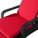 Kinbor Outdoor Wicker Chaise Lounge Chair All-weather PE Rattan Adjustable Chaise Lounge Recliner w/Cushions - Thumbnail 13