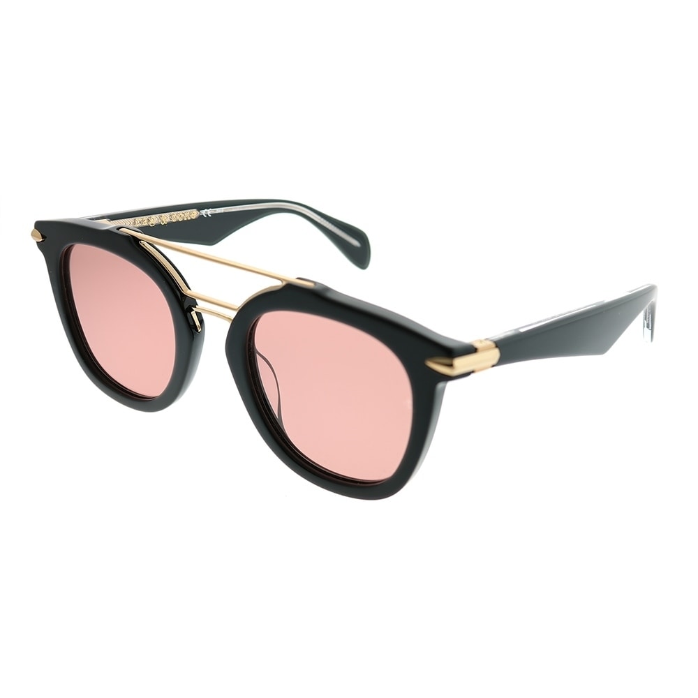 Rag /& Bone Veska RNB 1005//S YYC 4S Black Gold Bronze Sunglasses Grey Gradient