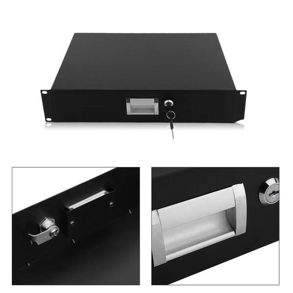 Shop Server Cabinet Enclosure Drawer 19 Inch Rack Mount Locker 2u