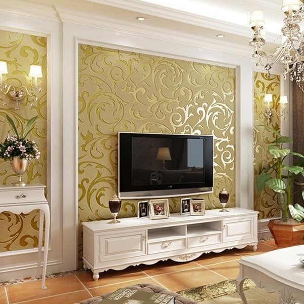 Tv Wall Porch Chinese Background Material, Decoration Wallpaper