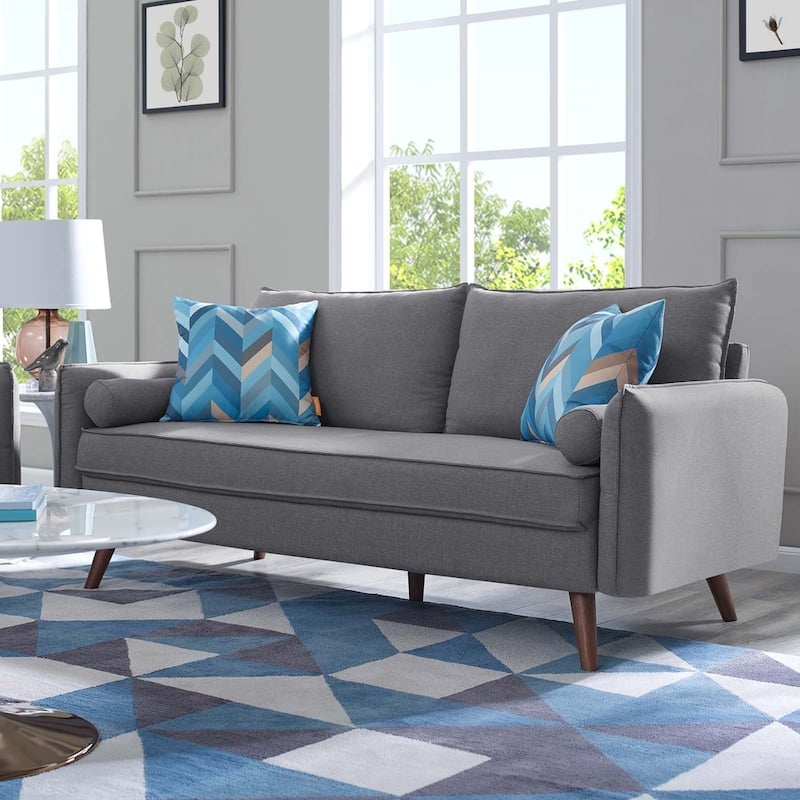 Carson Carrington Hedeby Upholstered Fabric Loveseat