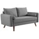 preview thumbnail 18 of 21, Carson Carrington Hedeby Upholstered Fabric Loveseat Light Gray