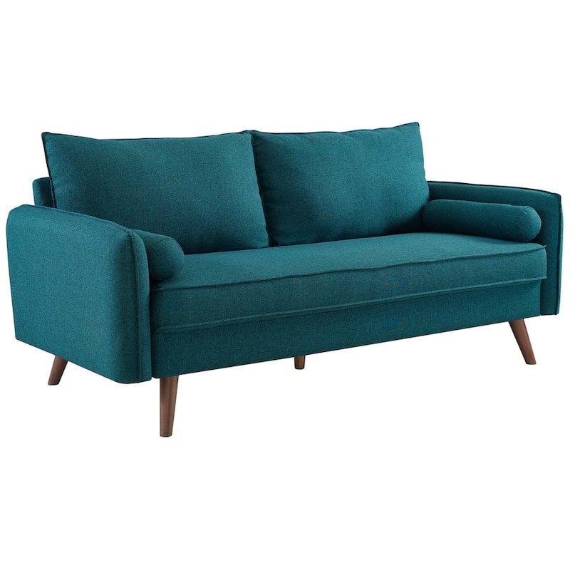 Carson Carrington Hedeby Upholstered Fabric Sofa - 32.5''L x 72''W x 33.5''H - Teal