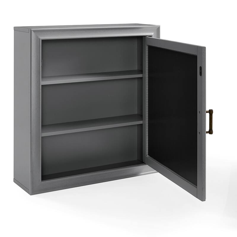 Tara Bath Mirror Cabinet In Vintage Grey