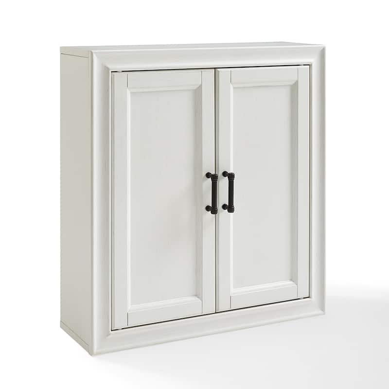 Crosley Tara Wall Cabinet In Vintage White