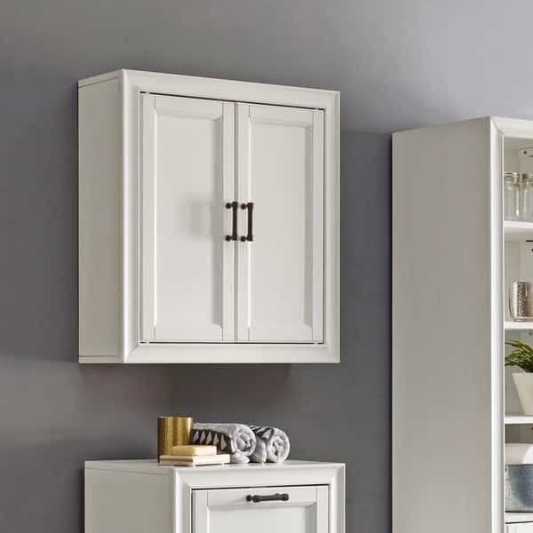 Shop Tara Wall Cabinet In Vintage White Free Shipping Today