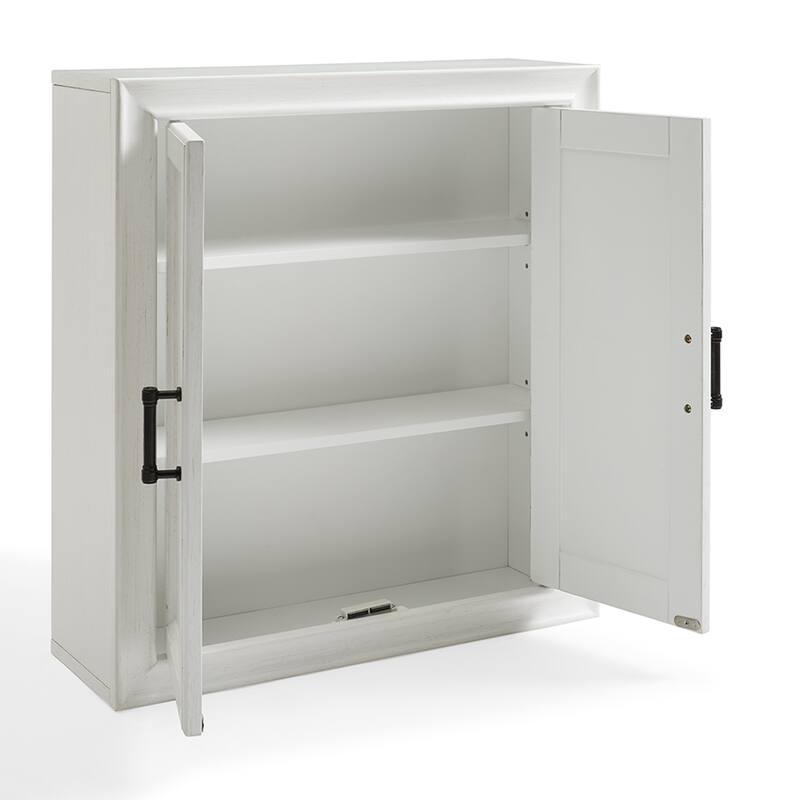 Crosley Tara Wall Cabinet In Vintage White