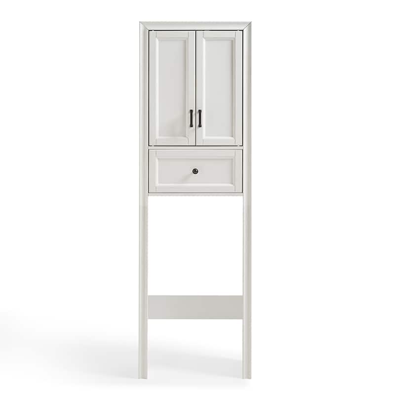 Crosley Tara Space Saver Cabinet In Vintage White