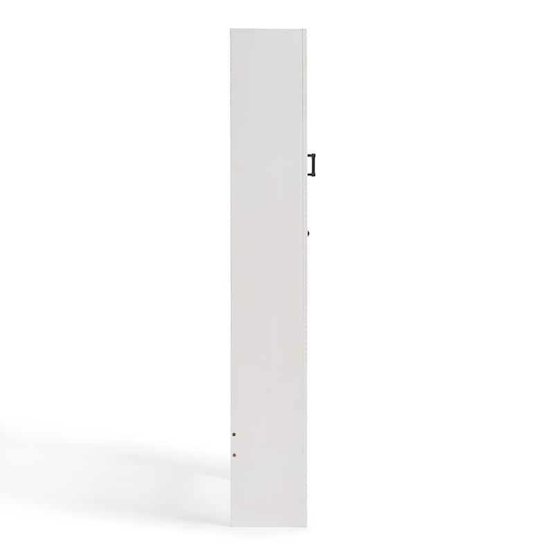 Crosley Tara Space Saver Cabinet In Vintage White
