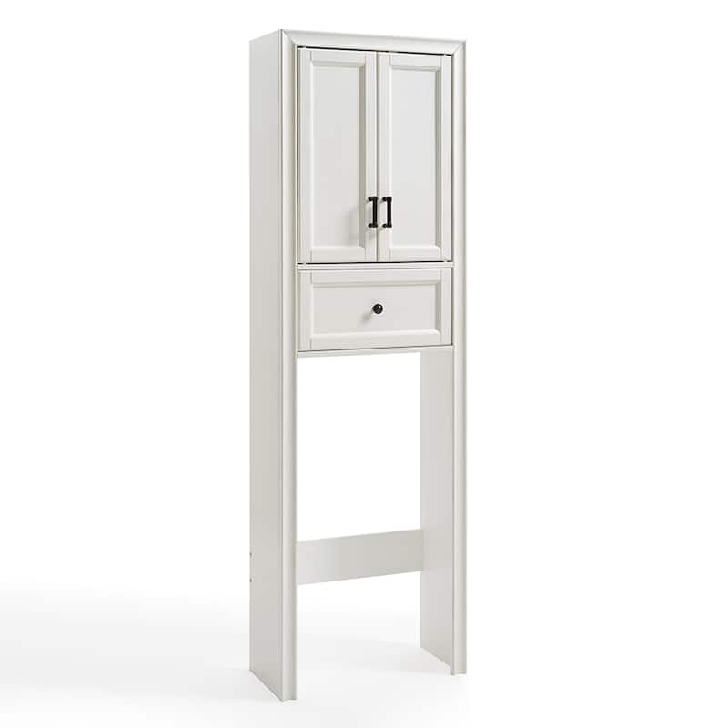 Crosley Tara Space Saver Cabinet In Vintage White