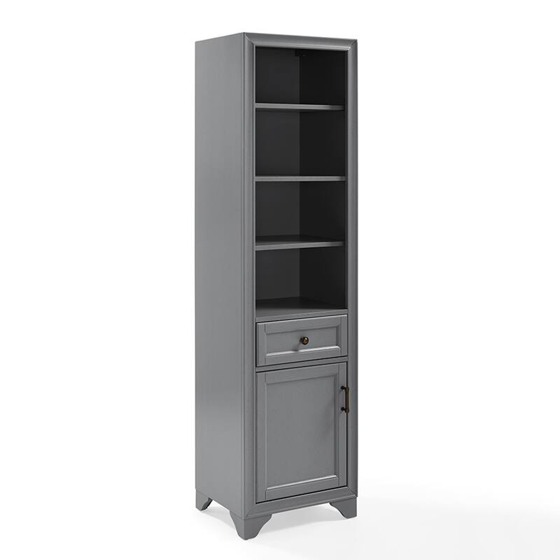 Crosley Tara Linen Cabinet In Vintage Grey