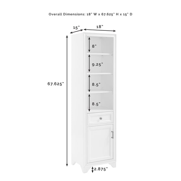 Crosley tara discount linen cabinet