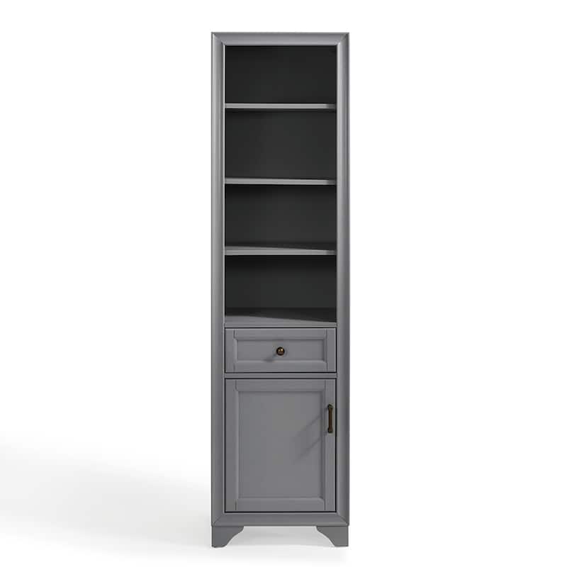 Crosley Tara Linen Cabinet In Vintage Grey