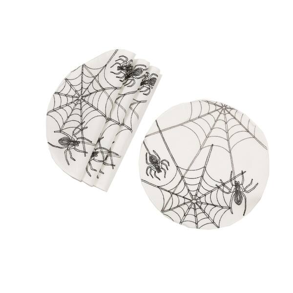 Shop Halloween Spider Web Double Layer 16 Inch Placemats Set Of 4