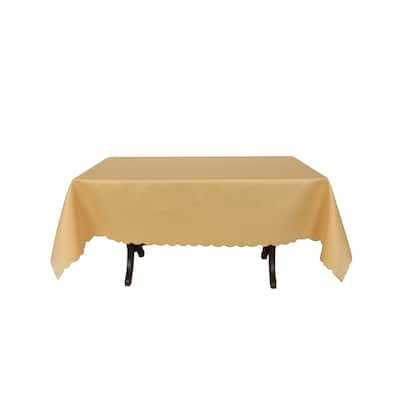 Gamboge Solid 70 by 144-Inch Tablecloth