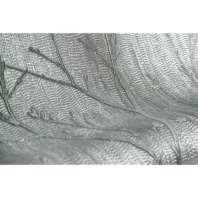 Water Silk Sprig Silver Wallpaper Bed Bath & Beyond 23040588