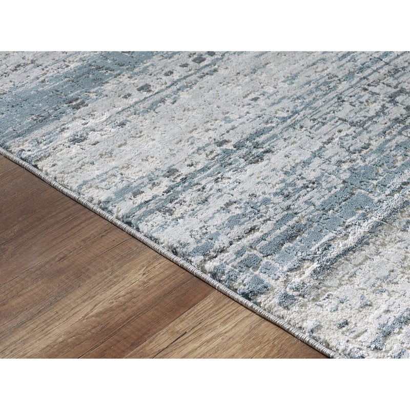 Modern Vista Grey Indoor Rectangle Rug