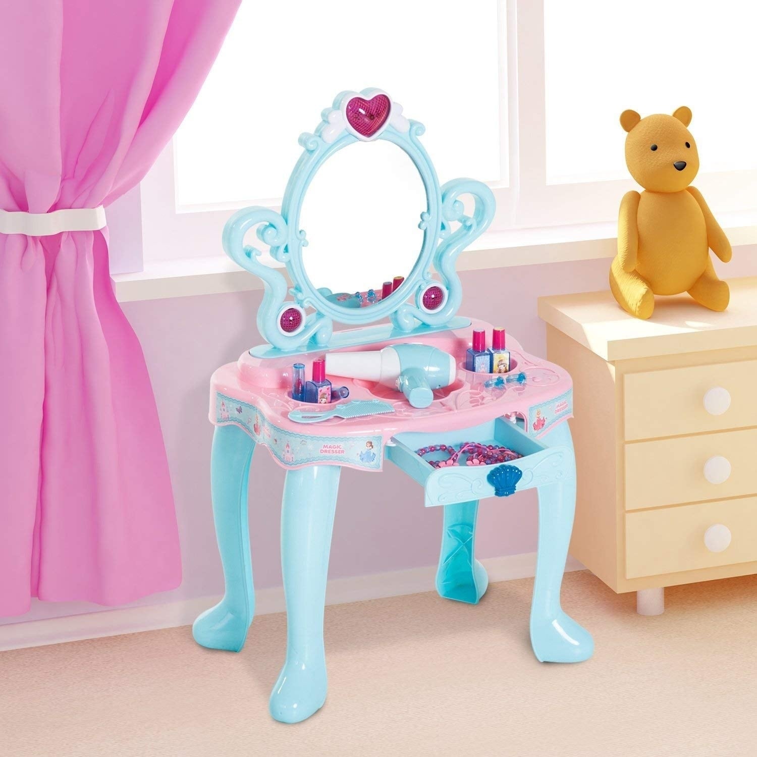 kids toy vanity table