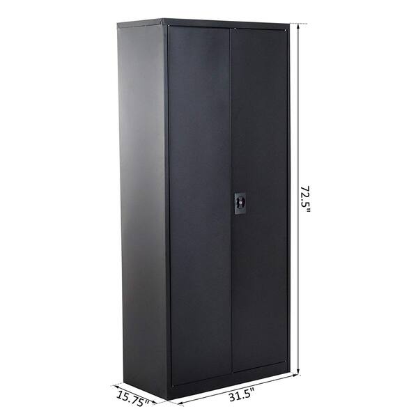 Shop Vinsetto 72 Tall Commercial Utility Steel Storage Cabinet