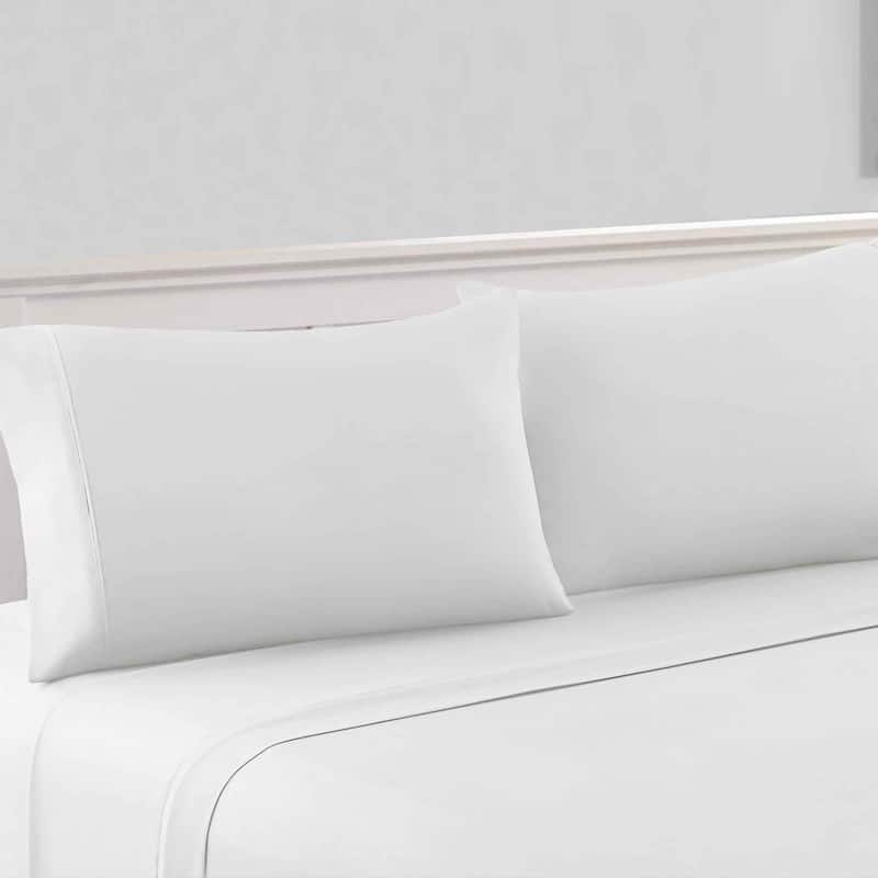 Modern Threads 1800 Series 100 GSM 4-Piece Solid Microfiber Bed Sheet Set