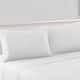Modern Threads 1800 Series 100 GSM 4-Piece Solid Microfiber Bed Sheet Set - White - Queen