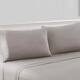 Modern Threads 1800 Series 100 GSM 4-Piece Solid Microfiber Bed Sheet Set - gray - Twin