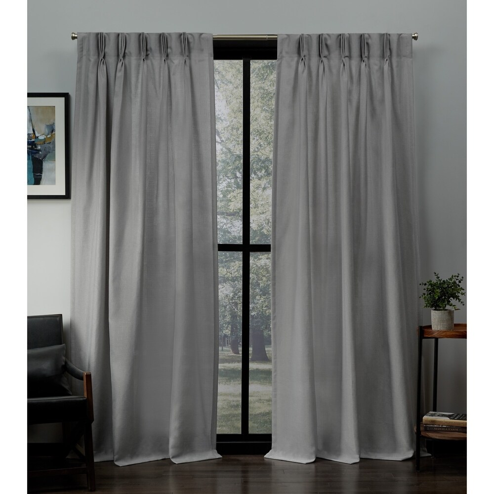 pinch pleat drapes