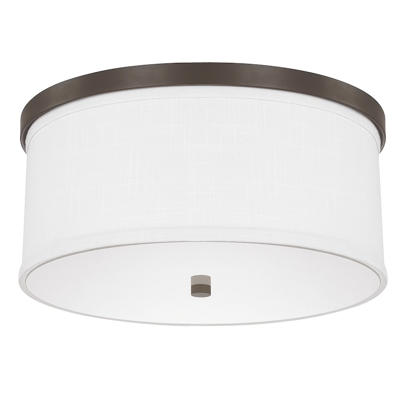 Midtown 3-light Burnished Bronze Flush Mount - Burnished Bronze