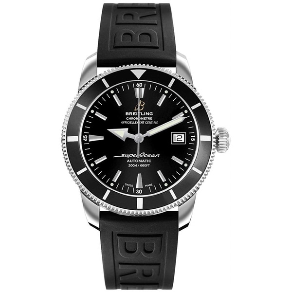 Breitling Men's A1732124-BA61-152S 'Superocean Heritage 42' Automatic Black Rubber Watch