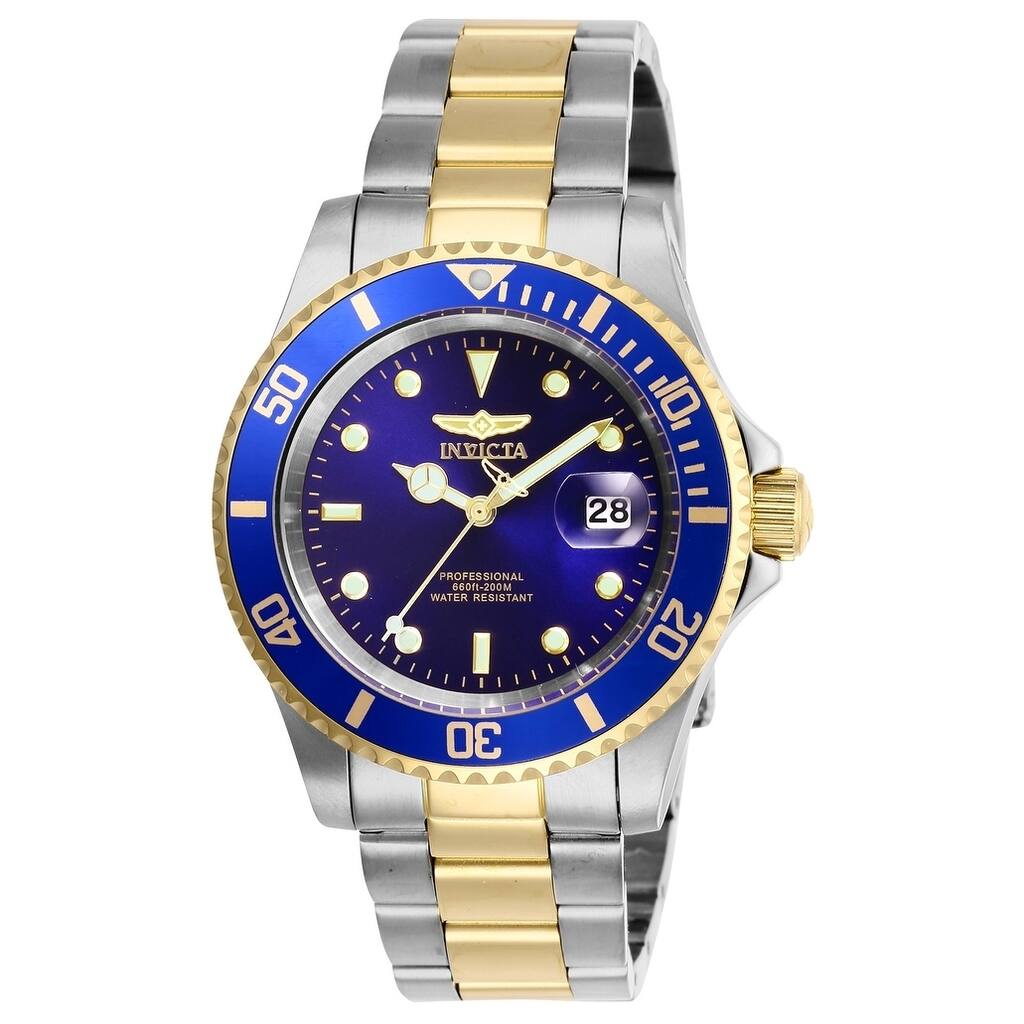 Invicta Men's 26972 'Pro Diver' Gold-Tone and Silver Stainless Steel Watch
