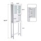 Kinbor Bathroom Organizer Over the Toilet Storage Shelf Bathroom Spacesaver Bathroom Cabinet Shelf - Thumbnail 5