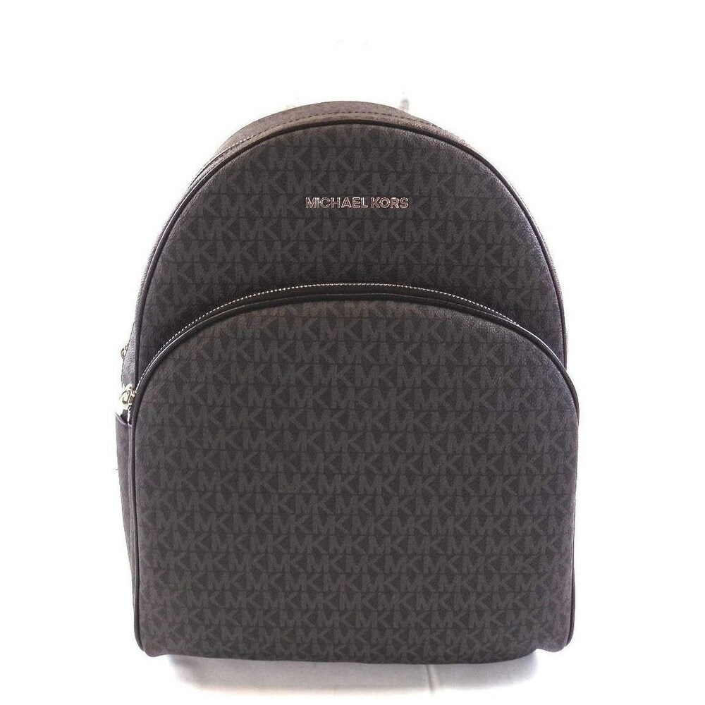 michael kors black backpack purse