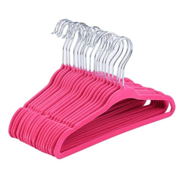 20pcs Portable Children Clothes Hanger Toddler Baby Coat Plastic Hangers