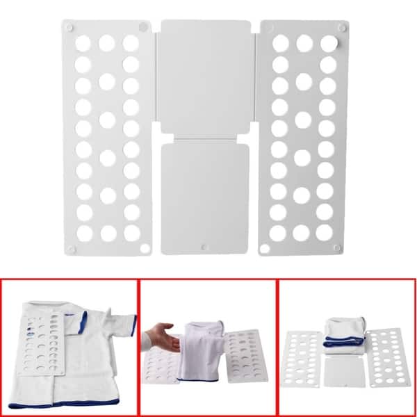 Home Convenient Clothes Folder Organizer Plastic Quick Shirt