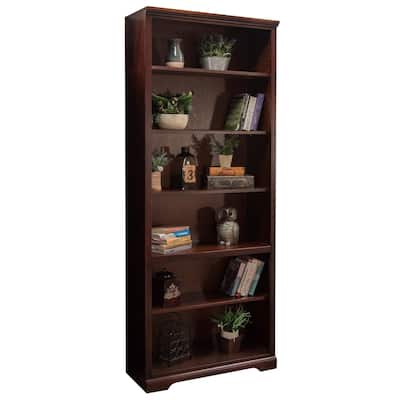 Copper Grove Moule Cherry 84-inch Bookcase