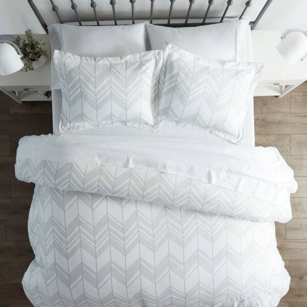 Shop Merit Linens Premium Ultra Soft Alps Chevron Pattern 3 Piece