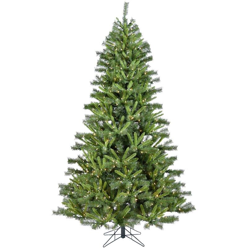 Christmas Time 6.5-Ft. Norway Pine Artificial Christmas Tree with Multi-Color LED String Lighting and Holiday Soundtrack