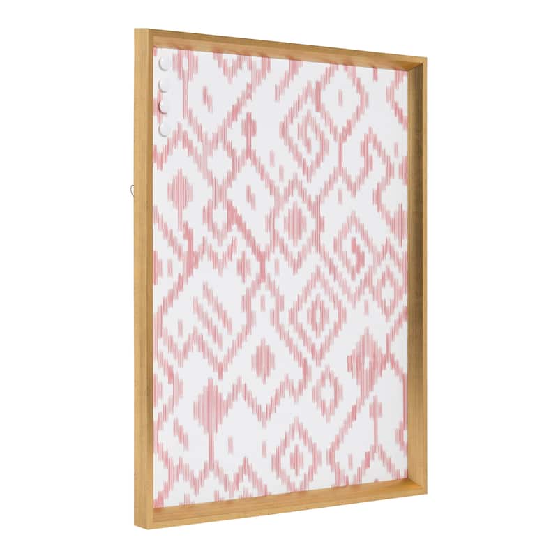 Kate and Laurel Calter Framed Magnetic Printed Memo Board - 21.5x27.5