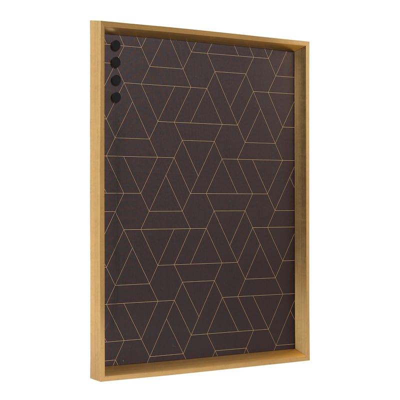 Kate and Laurel Calter Framed Magnetic Printed Memo Board - 21.5x27.5