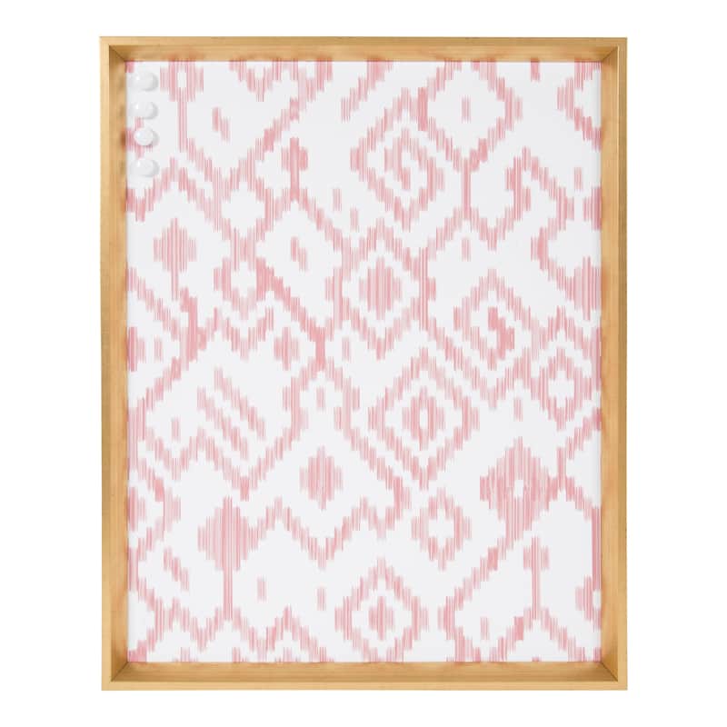 Kate and Laurel Calter Framed Magnetic Printed Memo Board - 21.5x27.5