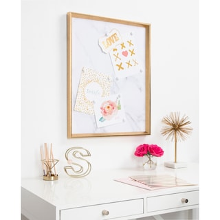 Kate and Laurel Calter Framed Magnetic Printed Memo Board - 21.5x27.5