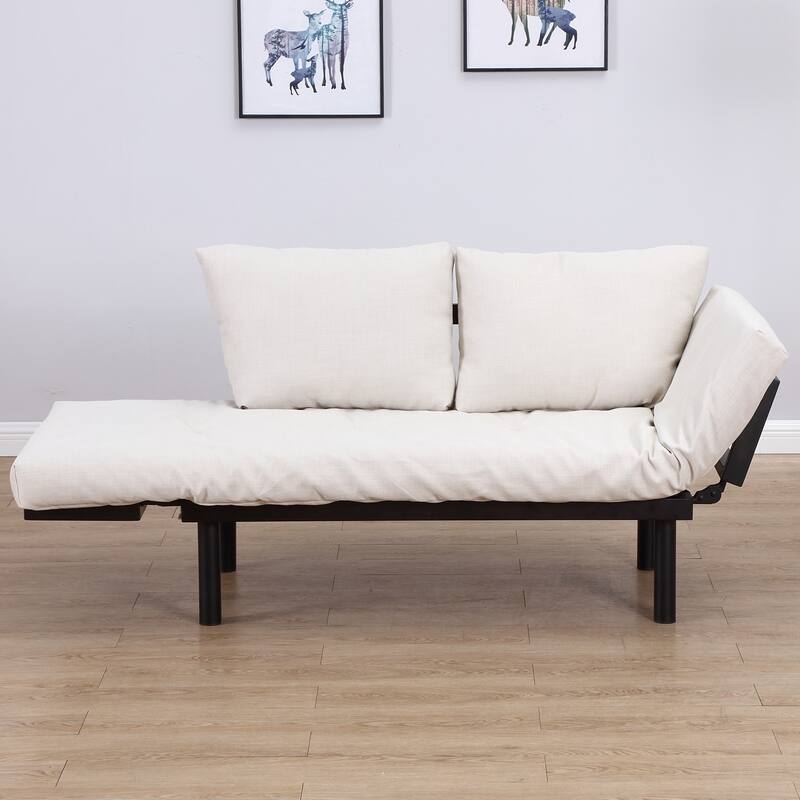 HomCom 1-person 5-position Convertible Sofa Bed