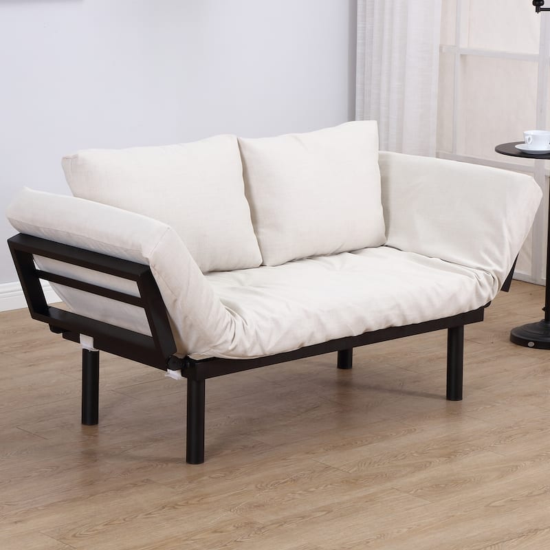 HomCom 1-person 5-position Convertible Sofa Bed