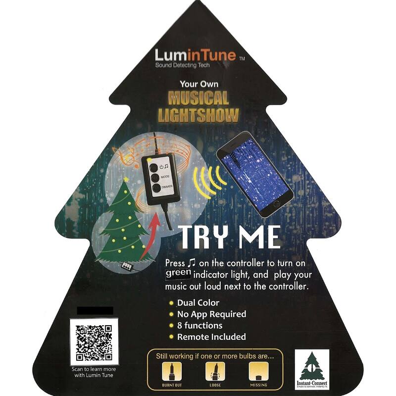 Christmas Time 7.5-Ft. Snowy Christmas Tree, Multi LED, Soundtrack