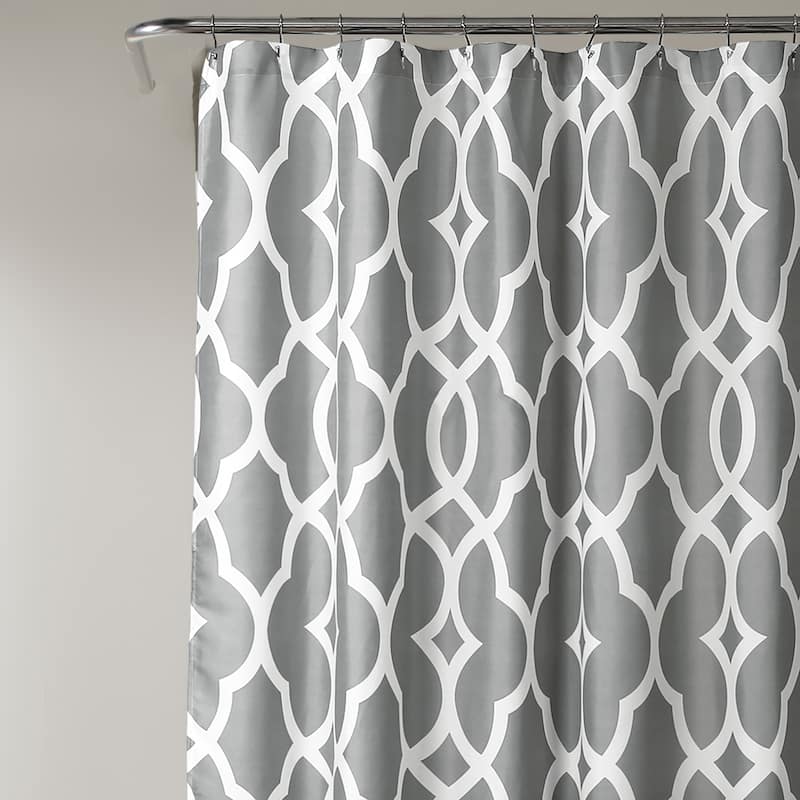 Lush Decor Connor Geo Shower Curtain