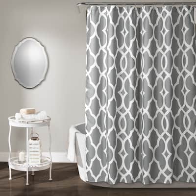 Lush Decor Connor Geo Shower Curtain