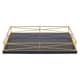 Kate and Laurel Mendel Rectangle Tray with Decorative Metal Rim - 12x16.5 - Thumbnail 7