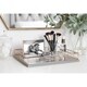 Kate and Laurel Mendel Rectangle Tray with Decorative Metal Rim - 12x16.5 - Thumbnail 2